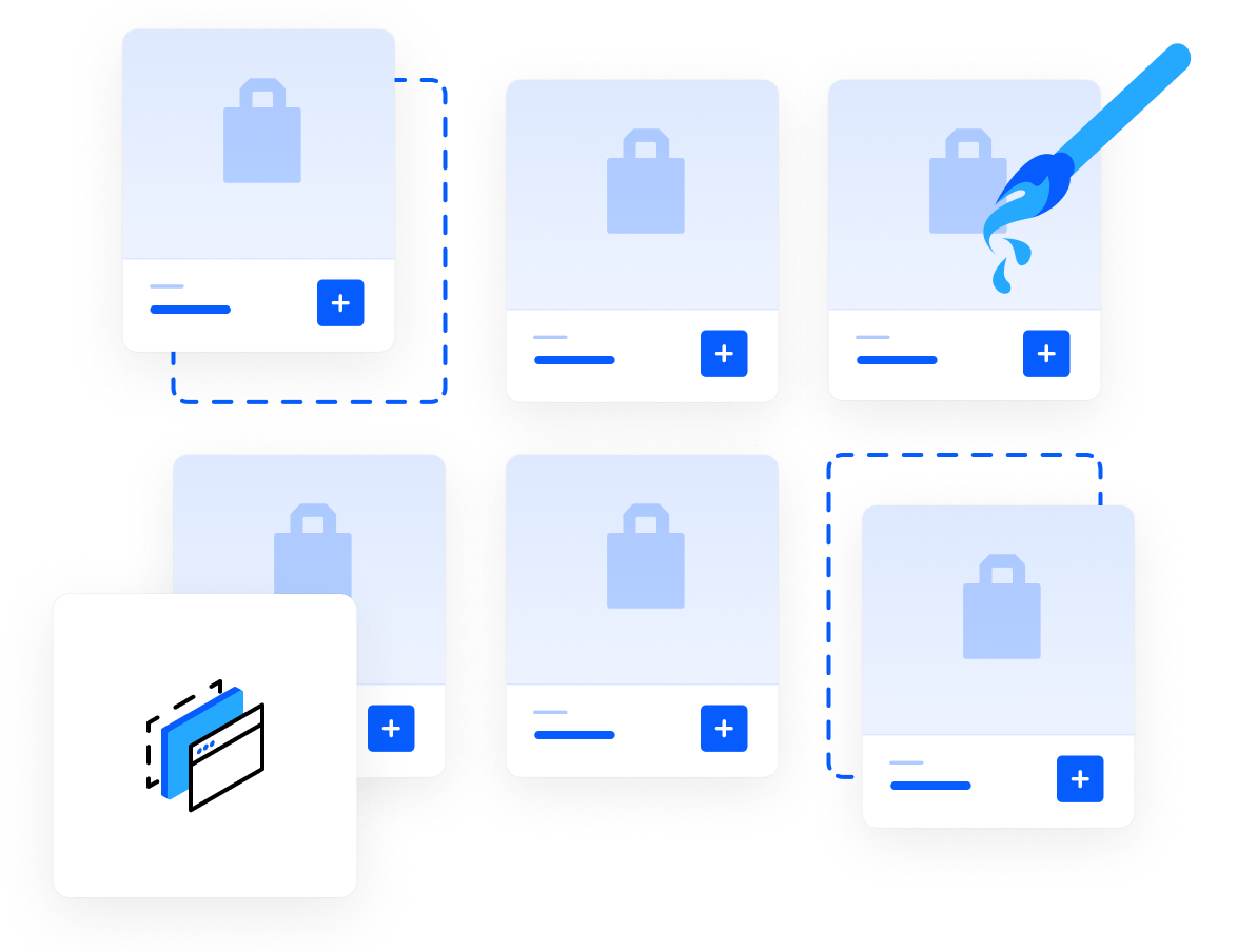Site Builder -  Creating an impressive online store is effortless